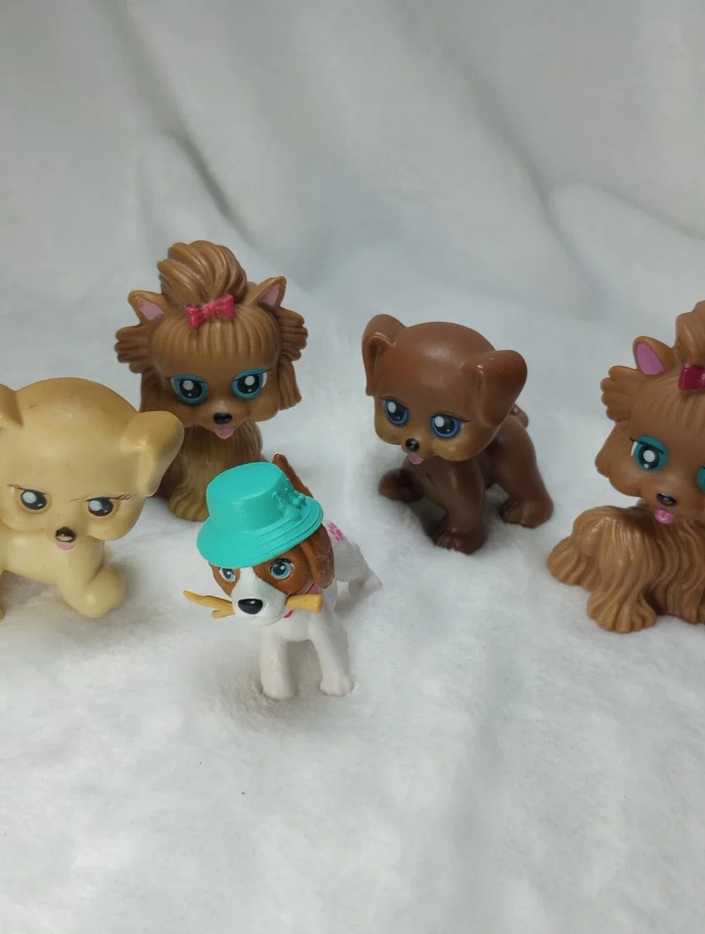 My Pet Pals Chic Boutique Barbie Beagle W/ Hat Dog Lot Yorkie Tan Brown Animals